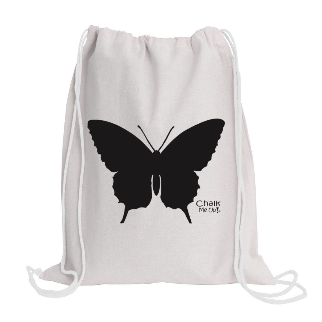 Toddler Butterfly Drawstring Bag includes Tie Dye Kit and a 6 Piece Chalk  Pack